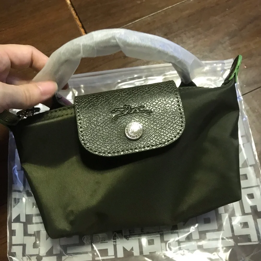 Longchamp Loden Small Top-Handle Cosmetic Pouch